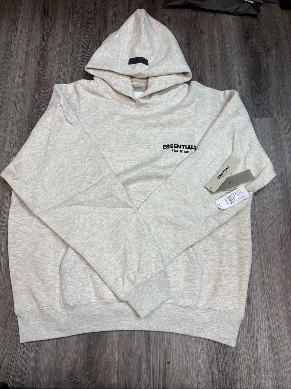 Ss22 fear of god essentials Light Oatmeal hoodie